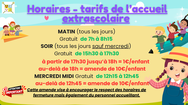 Accueil extrascolaire 2026-2027 actualisé