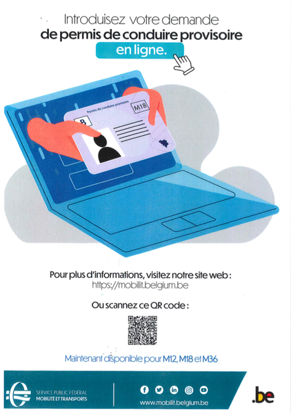 Permis de conduire provisoire en ligne
