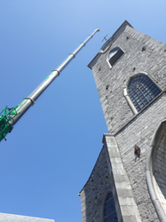  Restauration pointe   Eglise de Bioul (2) 