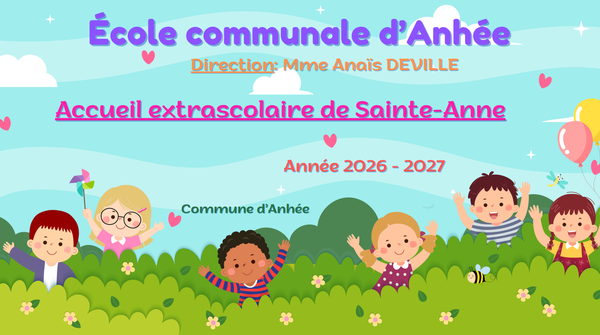 Livret Accueil Extrascolaire Sainte Anne
