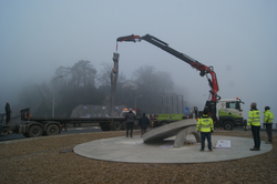  Sculpture rond point d'Anhée 