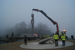  Sculpture rond point d'Anhée 